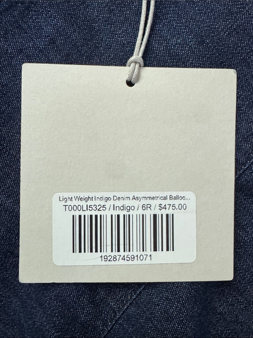 Tibi Denim Asymmetrical Skirt - Picture 7 of 8